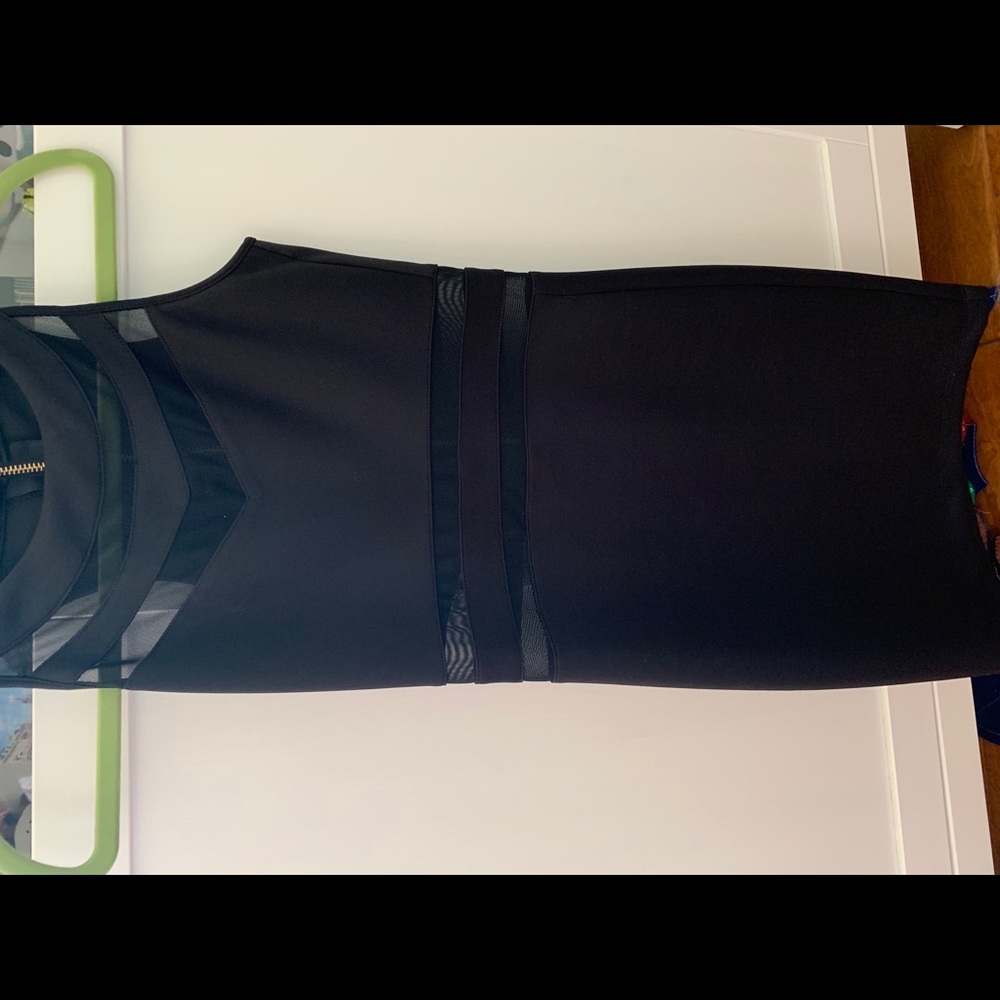 Short tight black dress